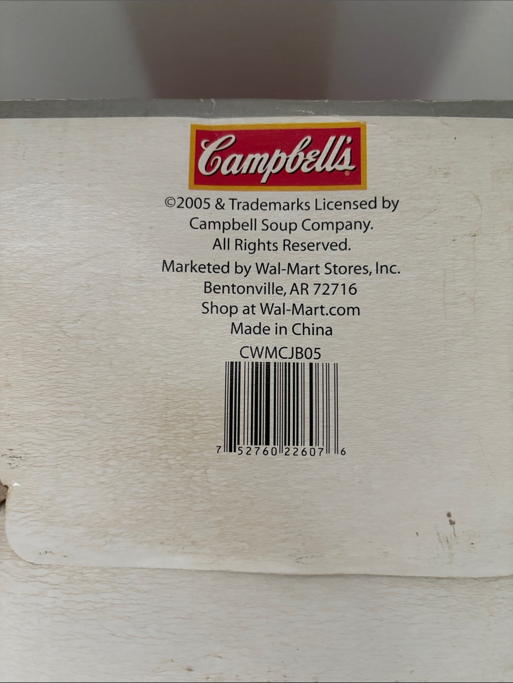 Vintage Collectible Campbell’s Soup Cookie Jar Ceramic Boy Tomato Soup Can 2005 - Picture 5 of 6